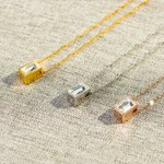 Personalizado grabado Mini Urna Collar para cenizas Memorial Cremación Joyería