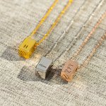 Personalizado grabado Mini Urna Collar para cenizas Memorial Cremación Joyería