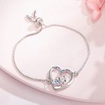 Personalisierte Name Fantasy Einhorn Halskette Ohrstecker Armband Schmuck Set