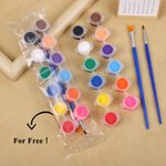 Personalised Set of 4 Svg Laser Birthday Cake Card Holder DIY Shopping Card  with 12 Paints 2 Pens