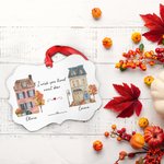 Personalized Ceramic Ornament I Wish You Lived Next Door