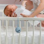 Spersonalizowana silikonowa torba na smoczek z uśmiechniętą buzią