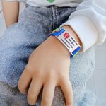 Personalisierte Dinosaurier Fantasy Einhorn Schmetterling Fahrzeug einstellbare Silikon medizinische Alarm-ID-Armband mit eingraviertem Text Notfall Geschenk für Kinder