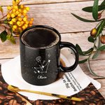 Mug en Céramique Personnalisé avec Nom Signe du Zodiaque Fleur de Naissance Tasse à Café pour Femme Cadeau Anniversaire Fête