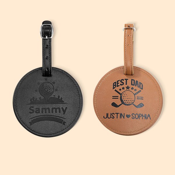 Gepersonaliseerde PU lederen Golf Tee houder Gift voor golfliefhebber