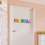 Personalised Bedroom Door Name Sign Letters