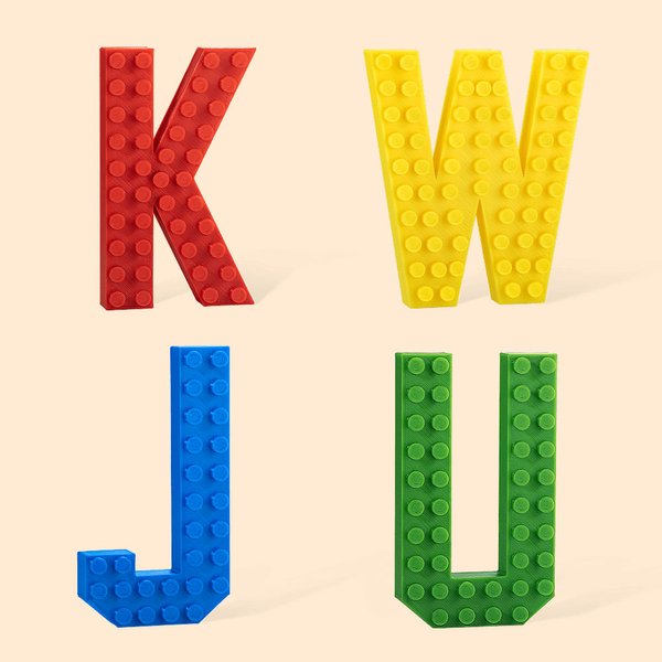 Gepersonaliseerd naambordje voor slaapkamerdeur Letters