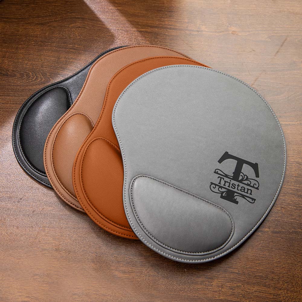 Tapis de Souris en Cuir Personnalisé