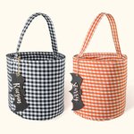 Sac à Bonbons Personnalisé avec Nom sur l'Étiquette de Chauve-Souris Cadeau Halloween pour Enfant