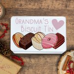 Boîte à biscuits en métal personnalisée - Idée cadeau