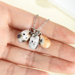 Collier de 1 à 9 chats en émail personnalisé Cadeau d'anniversaire pour elle