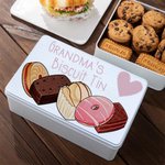 Boîte à biscuits en métal personnalisée - Idée cadeau