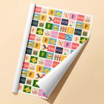 Personalized Classic Pooh Pink Wrapping Paper Set of 2