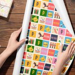 Personalized Classic Pooh Pink Wrapping Paper Set of 2