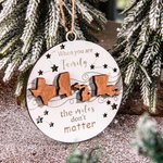 Décoration de Noël personnalisée pour les amis, les soeurs, les frères et les soeurs.