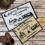 Paillasson de bienvenue Happy Campers RV Personnalisé pour Intérieur Extérieur Camping Cadeaux