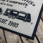 Paillasson de bienvenue Happy Campers RV Personnalisé pour Intérieur Extérieur Camping Cadeaux