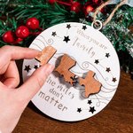 Décoration de Noël personnalisée pour les amis, les soeurs, les frères et les soeurs.