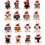 Personalized Metal Christmas Dog Food Treat Tin Christmas Pet Gifts