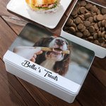 Boîte à friandises personnalisée avec photo d'animal de compagnie