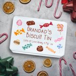 Boîte à friandises personnalisée pour la famille, les enfants, les grands-parents, etc.