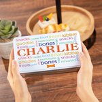 Conteneur de stockage de friandises pour chien personnalisé