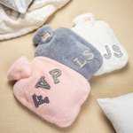 Personalized Hot Water Bottle with Soft Fleece Cover