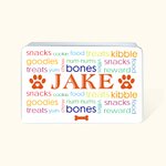Conteneur de stockage de friandises pour chien personnalisé