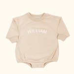 Personlig Neutral Sweatshirt Onesie för Baby