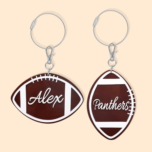 Personalisierte Fußball Charm Zubehör für Bogg Bag