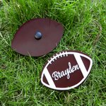 Breloque football personnalisée Accessoires pour sac Bogg
