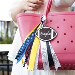 Breloque football personnalisée Accessoires pour sac Bogg