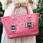 Breloque football personnalisée Accessoires pour sac Bogg