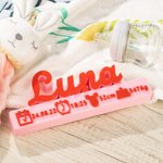 Personalised 3D Printing Birth Announcement Home Decor for Newborn Gift