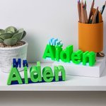 Placa de escritorio personalizada