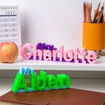 Placa de escritorio personalizada