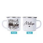 Personalised Camping Enamel Mug Making Memories One Campsite At a Time