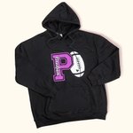 T-Shirt ou Sweat à Capuche Personnalisé avec Initiale Nom ou Motif Football Américain Cadeau pour Enfant Adulte