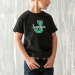 T-Shirt ou Sweat à Capuche Personnalisé avec Initiale Nom ou Motif Football Américain Cadeau pour Enfant Adulte