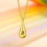 Lágrima personalizada urna crematoria collar de la memoria de regalo