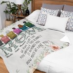 Personalisierte weiche Familiendecke mit 1-6 Namen Muttertag Weihnachtsgeschenk für Mama Familie