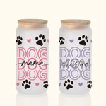 Personalized Dog Mom Cup with Lid and Straw