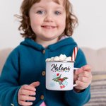 Personalized Christmas Dinosaur Camp Mug