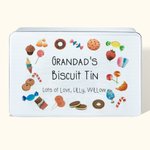 Scatola di caramelle e biscotti in metallo personalizzata