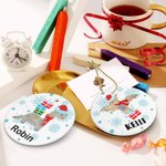 Personalized Christmas Ceramic Ornament
