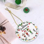 Céramique personnalisée Cette grand-mère appartient à l'ornement de Noël Grand-mère Xmas Gift