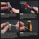 Personalised Dragon's Breath Immortal Lighter Fire Starter Permanent Match Keychain Birthday Halloween Gift for Men
