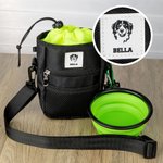 Sac d'entraînement imperméable avec gamelle et sac à ordures biodégradable Cadeau d'anniversaire pour propriétaire de chien