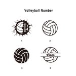 Gepersonaliseerd Volleybal Bestek Sets Gift