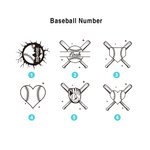 Gepersonaliseerd Baseball bestek Sets Gift